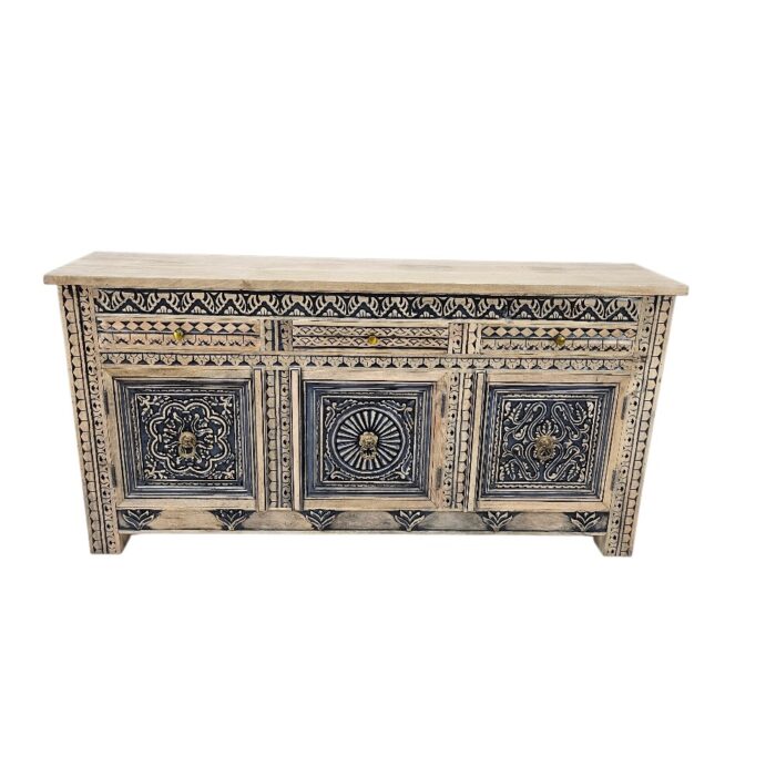 Onyx Carved Sideboard Main Front KMF19340 Top Onyx Carved Sideboard Main Front KMF19340 Top