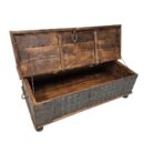 Pitara Coffee Table Trunk KMF25172C Main Top Open