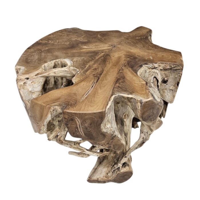Root Block Teak Coffee Table INJ8600 Side Root Block Teak Coffee Table INJ8600 Side