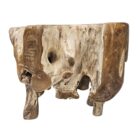 Root Block Teak Coffee Table INJ8600A2