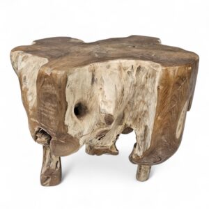 Burmese Teak Tree Root Side Table