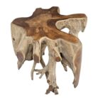 Root Block Teak Coffee Table INJ8600A3 Side