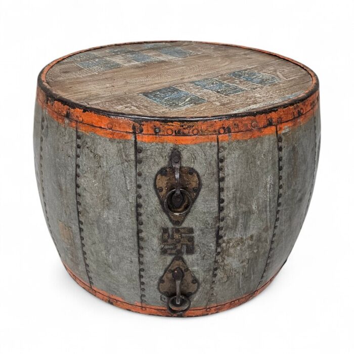 Side Table Iron Drum KMF25039B