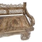 Subira Teak Carved Bench Main BEB6602 Top Close