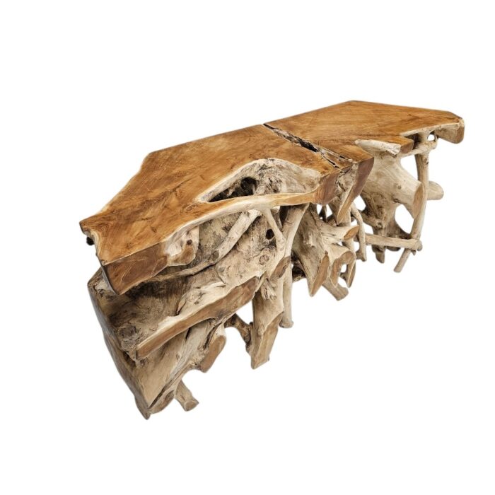 Teak Root Console Table NJA9073A8 Side Teak Root Console Table NJA9073A8 Side