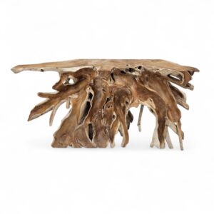 Teak Root Scoop Console Table 1.5m