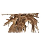 Teak Root Console Table Scoop INJ5001A2 Front