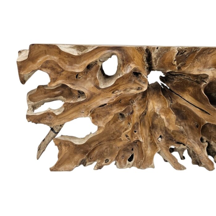 Teak Root Console Table Scoop INJ5060A7 Close Up Teak Root Console Table Scoop INJ5060A7 Close Up