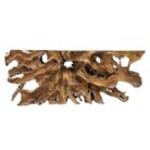 Teak Root Console Table Scoop INJ5060A7 Front