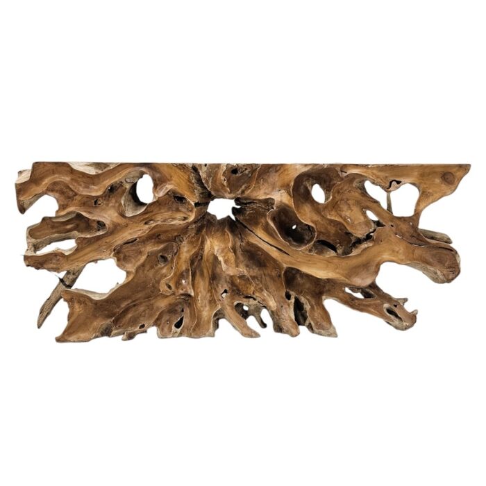 Teak Root Console Table Scoop INJ5060A7 Front Teak Root Console Table Scoop INJ5060A7 Front