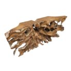 Teak Root Console Table Scoop INJ5060A7 Side