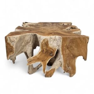 Burmese Teak Tree Root Side Table