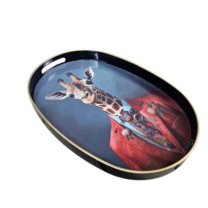 Tux Giraffe Tray TRA3005 Side