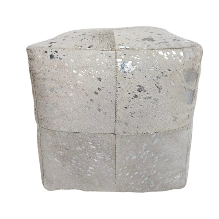 White Hide Ottoman KMF3411 Main