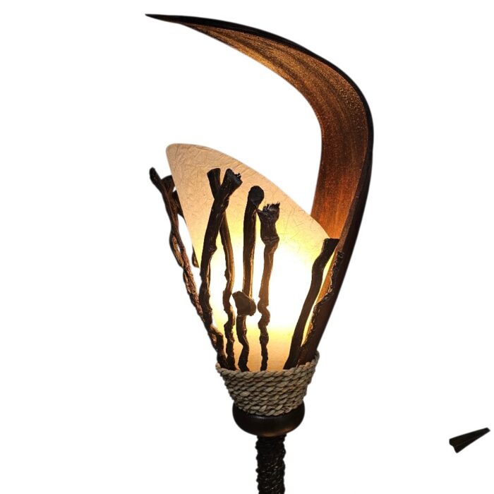 Cami 3 Tier Palm Lamp JME0038 on close