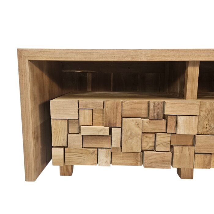 Coda MediaTV Unit Teak AMP0001 Close Up