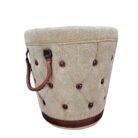 Delux Leather Basket KMH9981 Side (2)