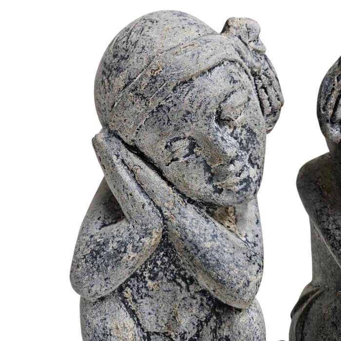 Dewi Statue Set GRC LJP3805A Close Up Dewi Statue Set GRC LJP3805A Close Up