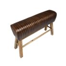 Henston Leather Bench KMF3435 Side