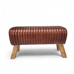 Heston Leather Bench