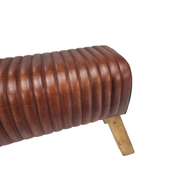 Heston Leather Bench KMF3433 Close Top