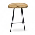 Kano Counter Stool Teak With Metal RAM6505