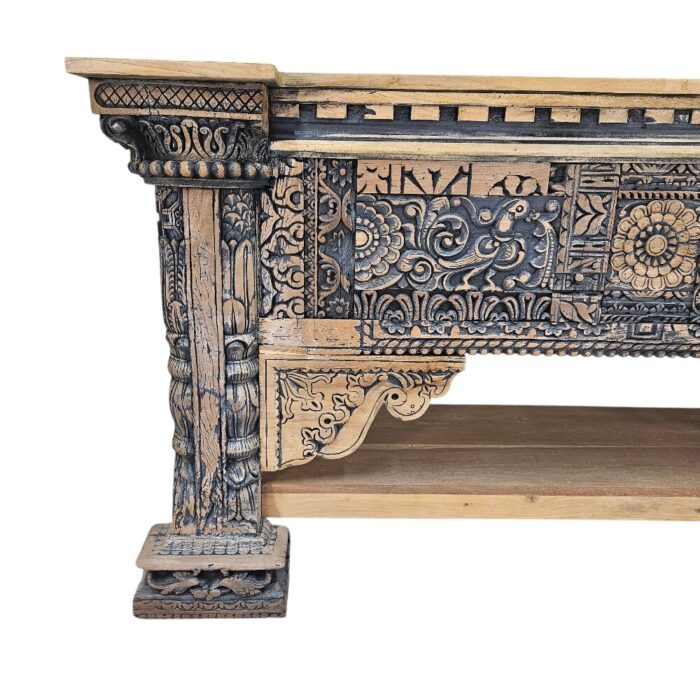Lazuli Carved Console KMF15370 Close