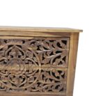 solid teak chest of drawers