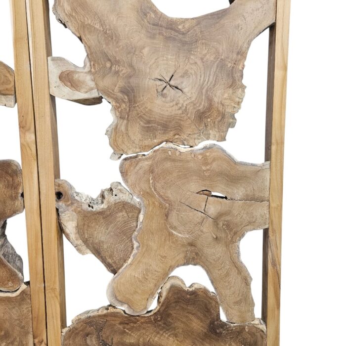 Organic Teak Screens Set Of 2 NAJ8502 Close View