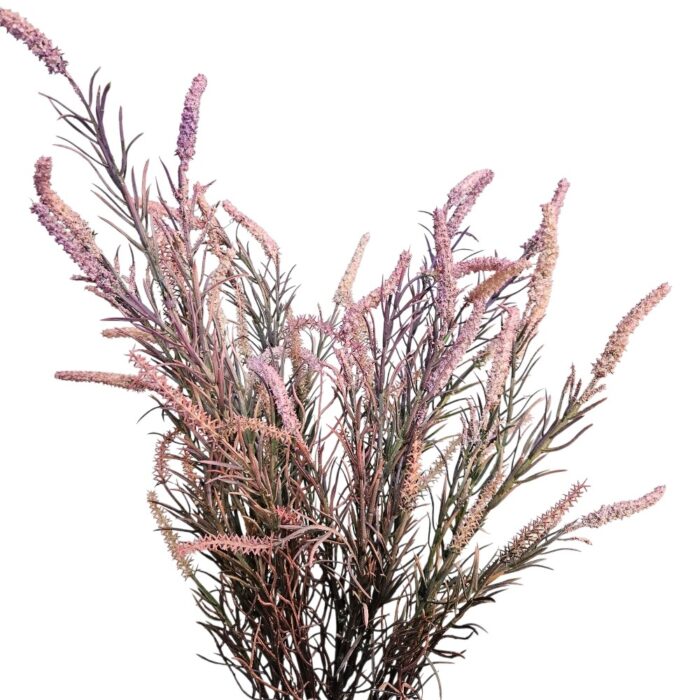 Pink Heather Faux Plant TRA1063 Close Up