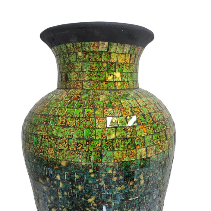 Pottery Mosaic Vase YUB0601G Close