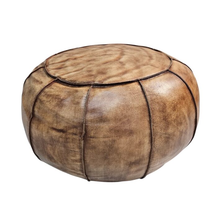 Pouffe Leather Round KMF3419 Main