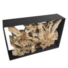 Steel and Teak Root Console Table NJA9608A Side