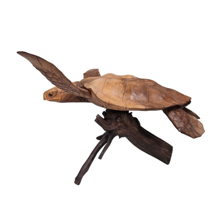 Swimming Turtle With Stand BGL0106 Full Side