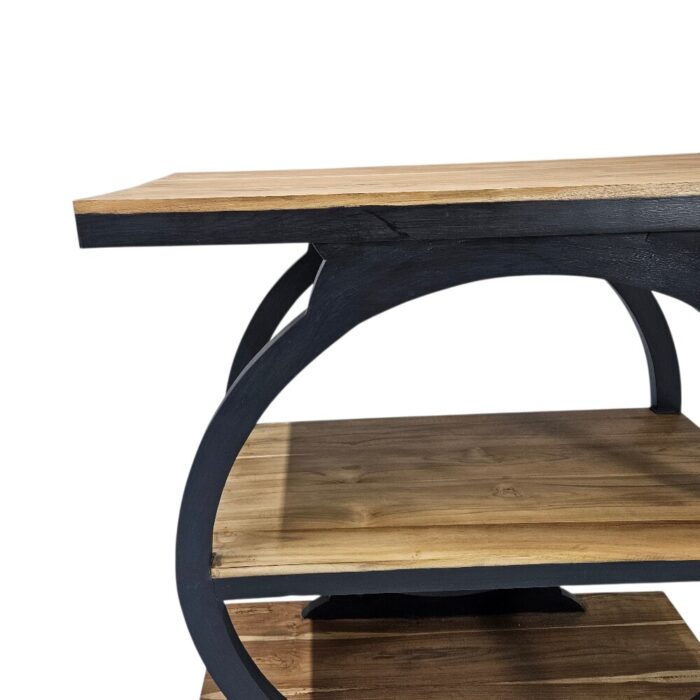 Teak Display Unit MAD3028 Close