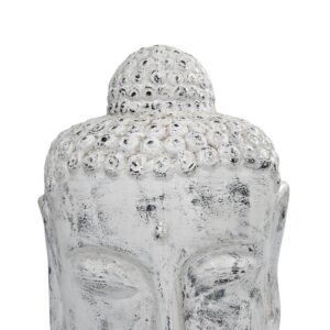 White Thai Buddha Head