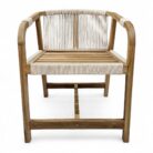 Vicente Teak And Rope Bar Chair PUT8476