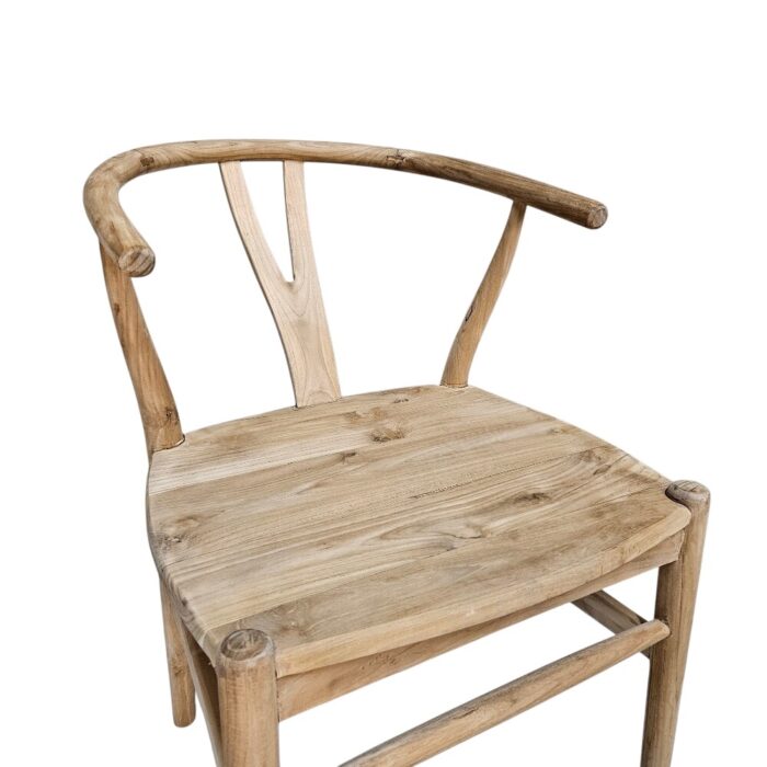 Bahati Teak Dining Chair Close Up