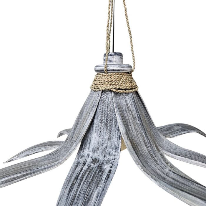 Coco Leaves Hanging Lampsahe NIM0001 Close Coco Leaves Hanging Lampsahe NIM0001 Close