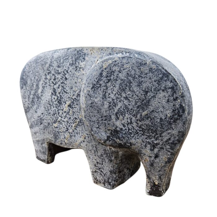 Minimalist elephant figurine