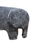 Artisan grey elephant figurine