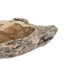 Erosi Teak Natural Bowl KAB0115 close up view