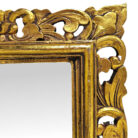 Fleur De Lis Golden Mirror MAD0630 Close Up