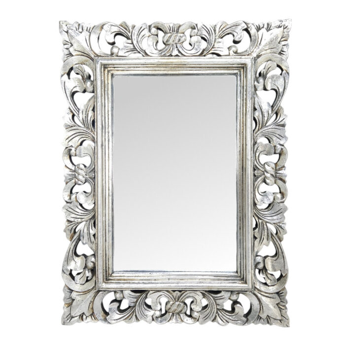 Fleur De Lis Mirror MAD0635A Main Silver Fleur De Lis Mirror MAD0635A Main Silver