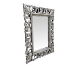 Fleur De Lis Mirror MAD0635A Main Silver Side