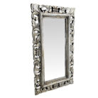 Fleur De Lis Silver Carved Mirror MAD0630A Side