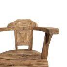 Ivar Arms Teak Bar Chair MUL0401A Close Up Front
