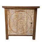 Lina Teak Bedside Pedestal JAW7125 Front