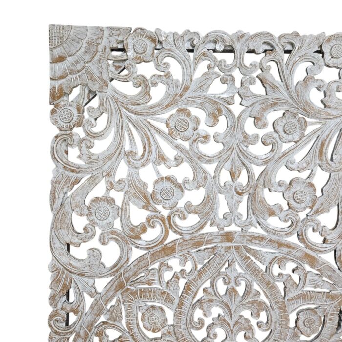 Mandala Carved Panel Headboard MAD1286 Close Up