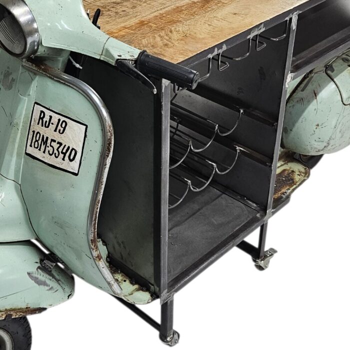 Mint Scooter Bar Counter